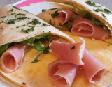 Tortillas jambon-fromage aux herbes