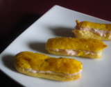 Mini éclairs saumon fumé, crème de citron