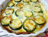 Gratin de courgettes aux œufs 