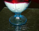 Verrine de fraises et son coulis d'hibiscus