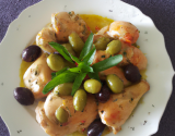 Poulet aux olives classique