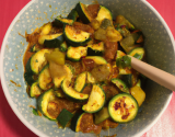 Courgettes au curry