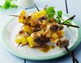 Mini brochettes de poulet mariné