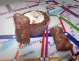 Cupcakes chocolat aux oursons guimauves