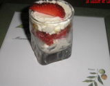 Cheesecake aux fraises en verrine