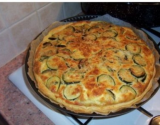 Tarte courgettes chèvre régime