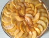 Tarte aux pommes caramélisées et crème pâtissière