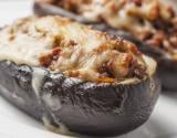 Aubergines farcies au bœuf hâché