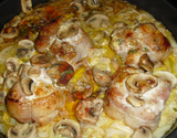 Paupiettes de dinde aux champignons