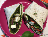 Wrap pesto et chèvre