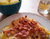 Gratin de pomme de terre aux lardons et munster