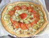 Tarte fine courgette tomate