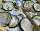 Tarte au chèvre et courgettes