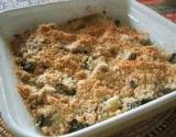 Crumble de courgettes aux herbes de Provence