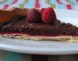 Tarte aux fruits rouges et au chocolat