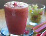 Smoothie rhubarbes / cassis