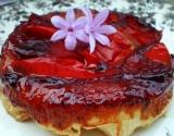 Tatin de tomates à l'huile d'argan et caramel balsamique