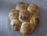 Petit pains aux graines de sésames et pavots