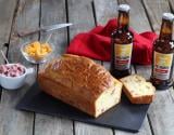 Cake à la bière, jambon et moutarde