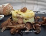 Chaud-froid de pommes de terre et foie gras mi-cuit