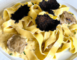 Tagliatelles de la mer à l'huile de truffes