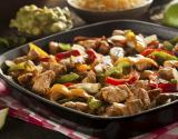 Fajitas au poulet et aux poivrons