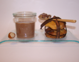 Petit pot de crème au Nutella et cookies aux éclats de crunch et noisettes