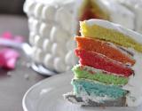 Rainbowcake à la chantilly