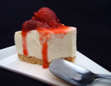 Cheesecake original au chocolat blanc et aux fraises