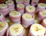 Bananes enroulées de jambon et gratinées au four