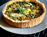 Tourte aux légumes vert