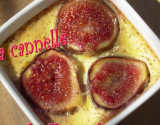 Gratin de figues à la cannelle et à la fleur d'oranger