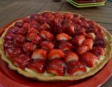 Tarte aux fraises croustillante