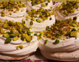 Meringue aux pistaches