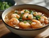 Soupe chinoise aux crevettes