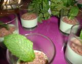 Panna cotta menthe et chocolat express