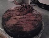 Gâteau au chocolat, aux cerises et aux amandes