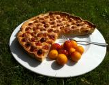 Tarte à la mirabelle et aux amandes