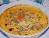 Soupe gratinée de chou-fleur et carottes