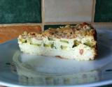 Tarte au riz et aux courgettes