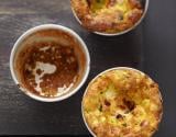 Mini-clafoutis de courgettes