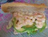 Sandwich avocat crevettes