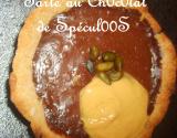 Tarte au chocolat de spéculoos