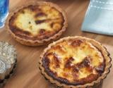 Quiche au Chavroux et aux petits lardons