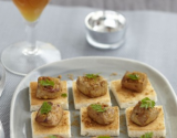 Foie gras d'oie rôti aux épices et spéculoos