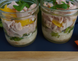 Verrine au thon et à la péche