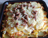 Tartiflette aux dés de pommes rissolées