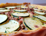 Tarte à la courgette et à la viande hachée