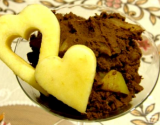 Mousse au chocolat et pommes