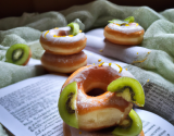 Donuts vanillé aux kiwis